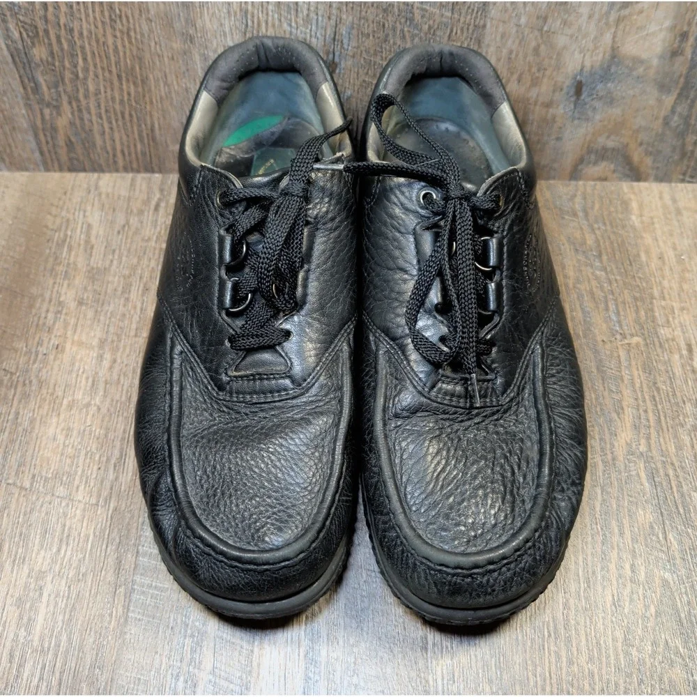 SAS Pathfinder Shoes Sneakers Mens 12 W Black Pebbled Leather COMFORT USA